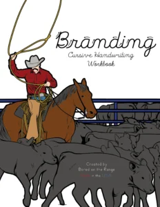 Book Cover: Branding: Cursive Handwriting Workbook