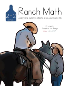 Book Cover: Ranch Math Grade 1: Addition, Subtraction, & Measurements