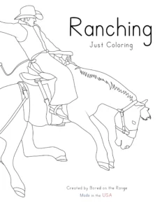 Book Cover: Ranching: Just Coloring