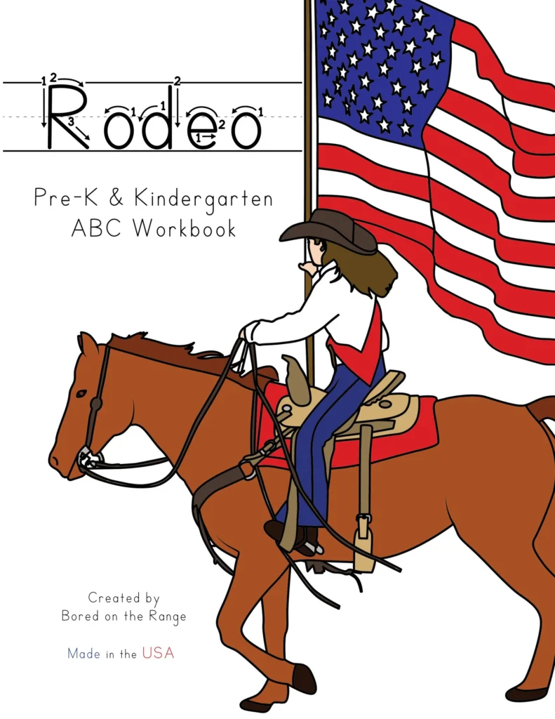 Book Cover: Rodeo: Pre-K & Kindergarten ABC Workbook