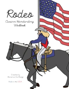 Book Cover: Rodeo: Cursive Handwriting Workbook