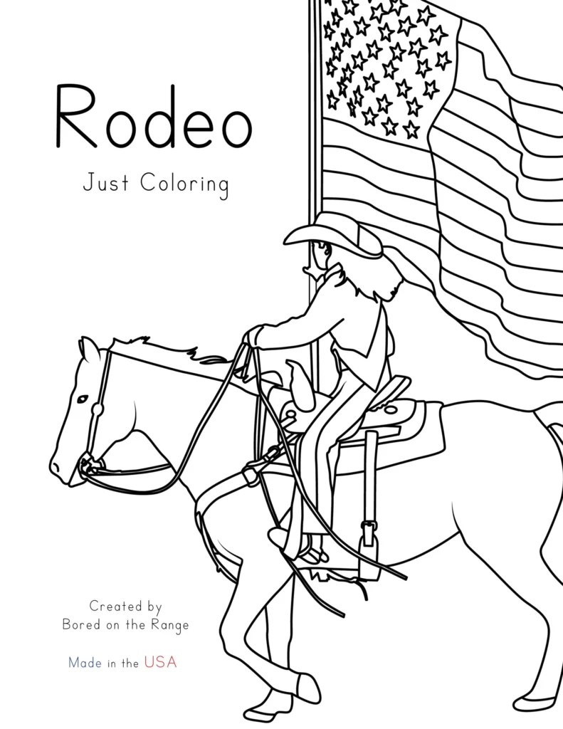 Book Cover: Rodeo: Just Coloring