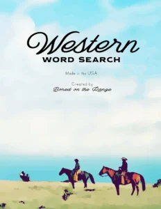 Book Cover: Western Word Search
